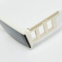 Pre Owned Tiffany & Co. White/Black TF 4197 Rectangle Sunglasses