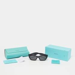 Pre Owned نظارة شمسية تيفاني & كو. تي اف 4230 عين القطة سوداء