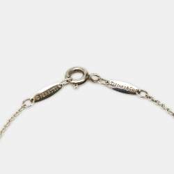 Pre Owned Tiffany & Co. Color By the Yard Purple Chalcedony Sterling Silver Bracelet