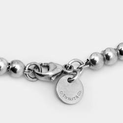 مملوكة مسبقًا Tiffany & Co. Return to Tiffany Enamel Heart Tag Sterling Silver Beads Bracelet  