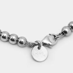 مملوكة مسبقًا Tiffany & Co. Return to Tiffany Enamel Heart Tag Sterling Silver Beads Bracelet  