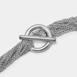 مملوكة مسبقًا Tiffany & Co. Heart Sterling Silver Toggle Necklace