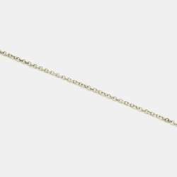 Pre Owned Tiffany & Co. Return To Tiffany Circle Sterling Silver Necklace