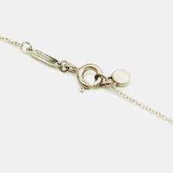 Pre Owned Tiffany & Co. Return To Tiffany Circle Sterling Silver Necklace