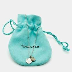Pre Owned Tiffany & Co. Return To Tiffany Circle Sterling Silver Necklace
