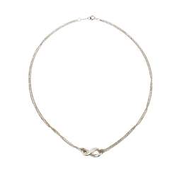 Pre Owned Tiffany & Co. Tiffany Infinity Silver Pendant Necklace