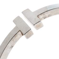Pre Owned Tiffany & Co. Tiffany T Square Sterling Silver Bracelet