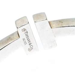 Pre Owned Tiffany & Co. Tiffany T Square Sterling Silver Bracelet