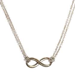 Pre Owned Tiffany & Co. Infinity Silver Necklace