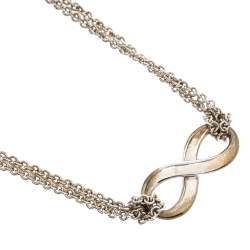 Pre Owned Tiffany & Co. Infinity Silver Necklace