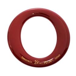 Pre Owned Tiffany & Co. Elsa Peretti Red Lacquer Sevillana Pendant