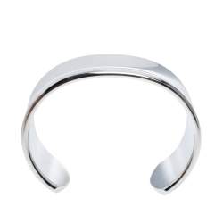 Pre Owned TIFFANY & CO. 1837 Silver Wide Cuff Bracelet