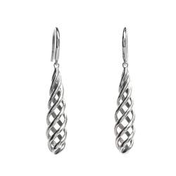 Pre Owned Tiffany & Co. Venezia Luce Silver Drop Earrings