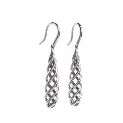 Pre Owned Tiffany & Co. Venezia Luce Silver Drop Earrings