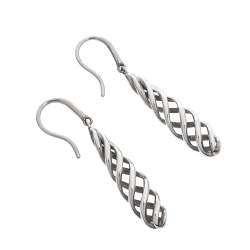 Pre Owned Tiffany & Co. Venezia Luce Silver Drop Earrings