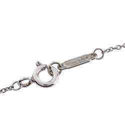 Pre Owned Tiffany & Co. Tiffany 1837 Circle Silver Pendant Necklace