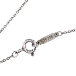 Pre Owned Tiffany & Co. Tiffany 1837 Circle Silver Pendant Necklace