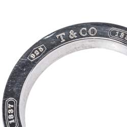 Pre Owned Tiffany & Co. Tiffany 1837 Circle Silver Pendant Necklace