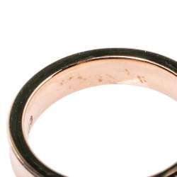 Pre Owned Tiffany & Co.1837 Rubedo Narrow Band Ring Size 52.5