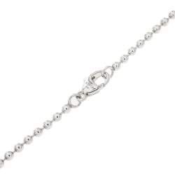 Pre Owned Tiffany & Co.Tiffany Keys Enamel Beaded Heart Key & Bag Charm Silver Pendant Necklace