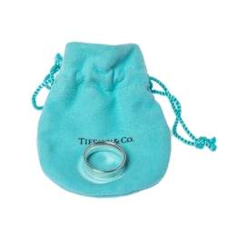 مملوكة مسبقًا Tiffany & Co. 1837 Silver Band Ring Size 59