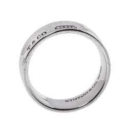 مملوكة مسبقًا Tiffany & Co. 1837 Silver Band Ring Size 59