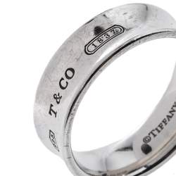 مملوكة مسبقًا Tiffany & Co. 1837 Silver Band Ring Size 59