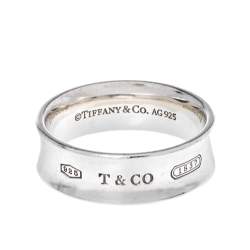 مملوكة مسبقًا Tiffany & Co. 1837 Silver Band Ring Size 59