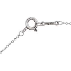 Pre Owned Tiffany & Co. Sterling Silver Paloma Picasso Loving Heart Necklace