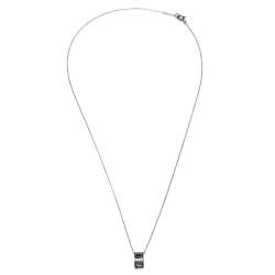 Pre Owned Tiffany & Co. Atlas Open Pendant Sterling Silver Necklace