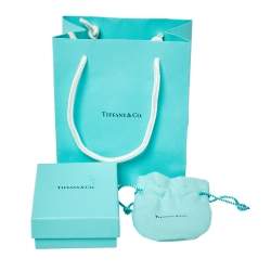 Pre Owned Tiffany & Co. Paloma Picasso Olive Leaf Heart Sterling Silver Bracelet