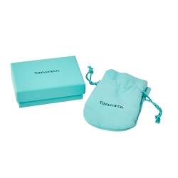 مملوكة مسبقًا خاتم تيفاني & كو. فضة إسترليني إلسا بيريتي قلب مفتوح مقاس أوروبي 48