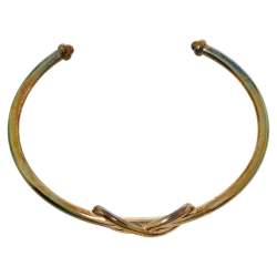 Pre Owned Tiffany & Co. Infinity Sterling Silver Open Cuff Bracelet