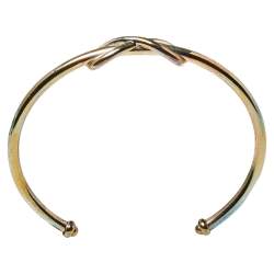 Pre Owned Tiffany & Co. Infinity Sterling Silver Open Cuff Bracelet