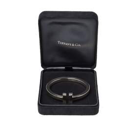 Pre Owned Tiffany & Co. Tiffany T Silver Square Bracelet