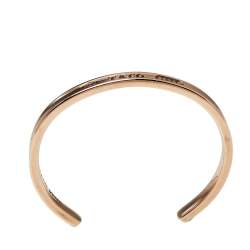 Pre Owned Tiffany & Co.Tiffany 1837 Rubedo Metal Narrow Cuff Bracelet