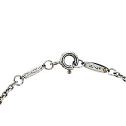 Pre Owned Tiffany & Co. Elsa Peretti Open Heart Sterling Silver Bracelet