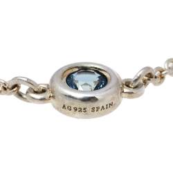 Pre Owned Tiffany & Co. Sterling Silver Elsa Peretti Color By The Yard Ring