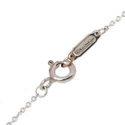 Pre Owned Tiffany & Co. 1837 Sterling silver Interlocking Circles Pendant 