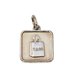 Pre Owned Tiffany & Co. Sterling Silver Lexicon Bag Charm Pendant