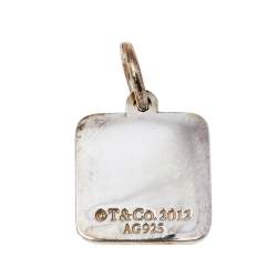 Pre Owned Tiffany & Co. Sterling Silver Lexicon Bag Charm Pendant
