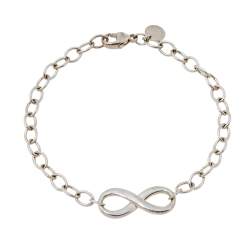 Pre Owned Tiffany & Co. Sterling Silver Infinity Bracelet