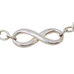 Pre Owned Tiffany & Co. Sterling Silver Infinity Bracelet