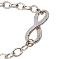 Pre Owned Tiffany & Co. Sterling Silver Infinity Bracelet