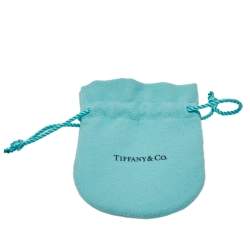 Pre Owned Tiffany & Co. Tiffany Keys Enamel Silver Beaded Heart Key Pendant Necklace