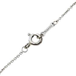 Pre Owned Tiffany & Co. Paloma Picasso Olive Leaf Heart Sterling Silver Necklace