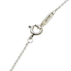 Pre Owned Tiffany & Co. Return To Tiffany Double Heart Tag Pendant Necklace