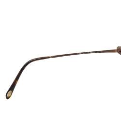 Pre Owned Tiffany & Co. Silver Tone/ Brown Gradient TF3021 Aviator Sunglasses