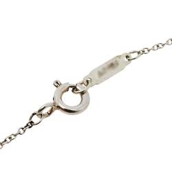 Pre Owned Tiffany & Co. Sterling Silver 1837 Interlocking Circles Pendant Necklace