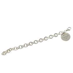 Pre Owned Tiffany & Co. Sterling Silver Return to Tiffany Circle Charm Bracelet 